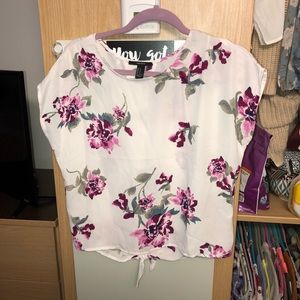 floral blouse